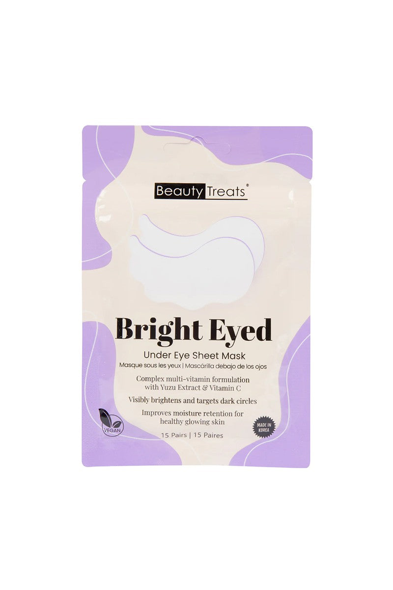 Beauty Treats Bright Eyed Under Eye Sheet Masks