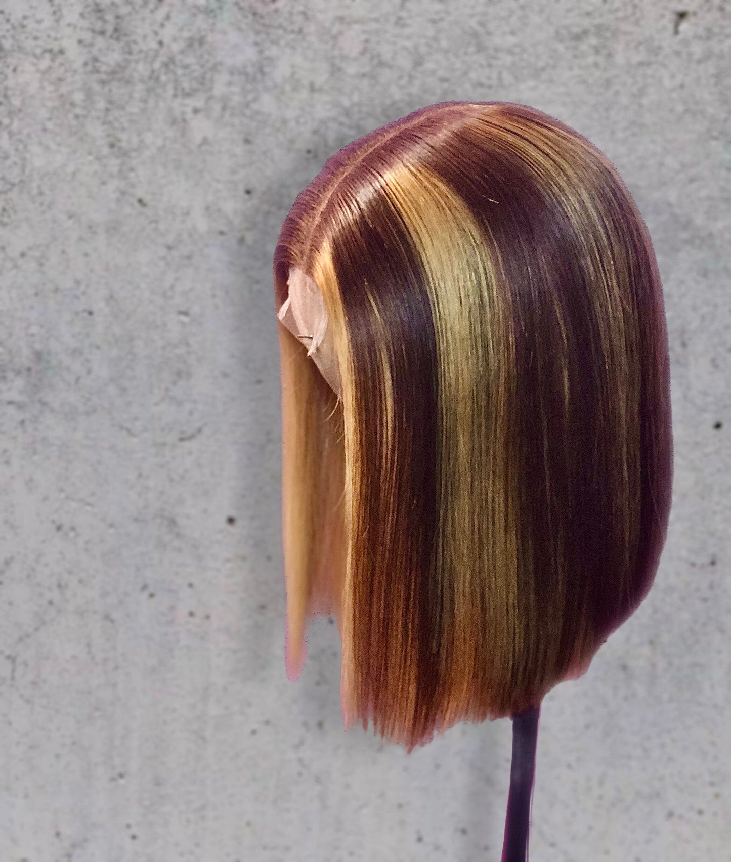 12" inch Piano Color Bob Wig (#27/1B)