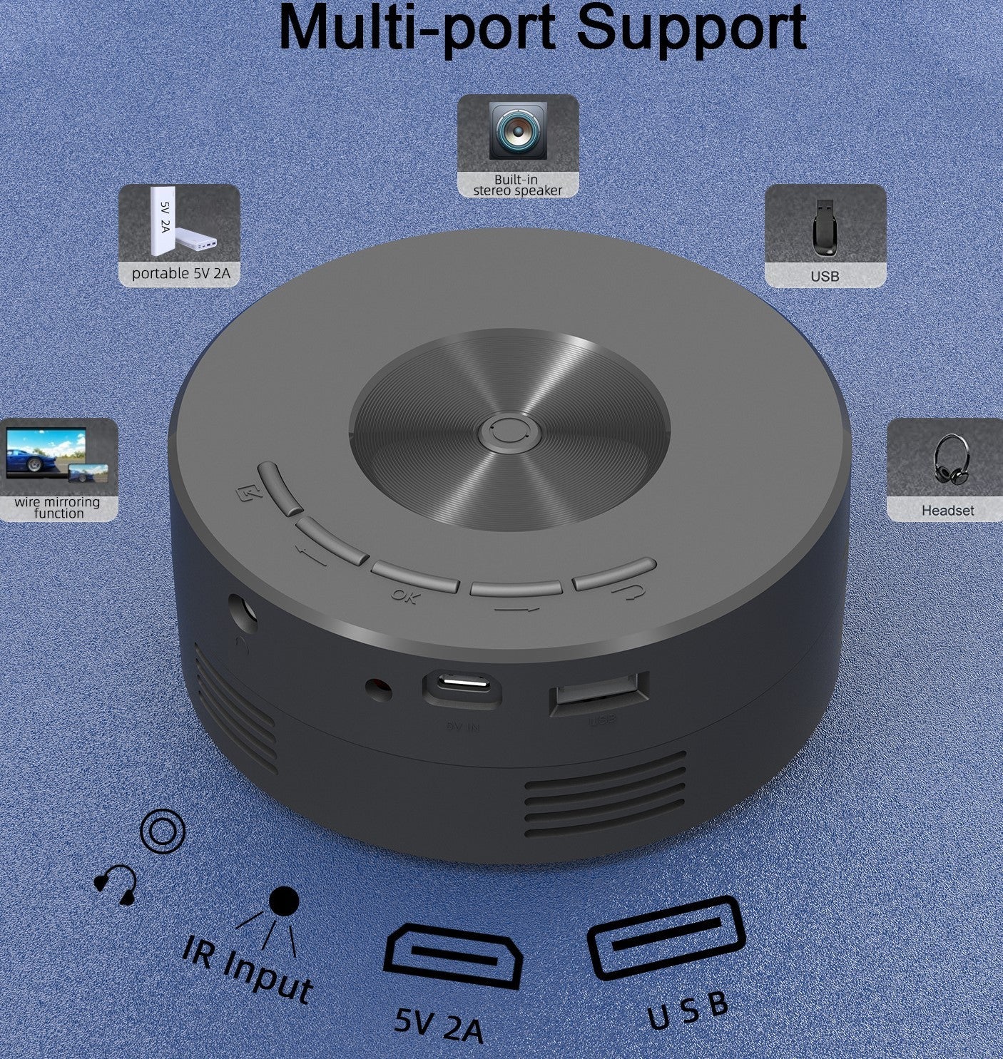 Mini Projector Home Theater