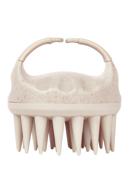 Biodegradable Long Bristle Shampoo Brush Beige