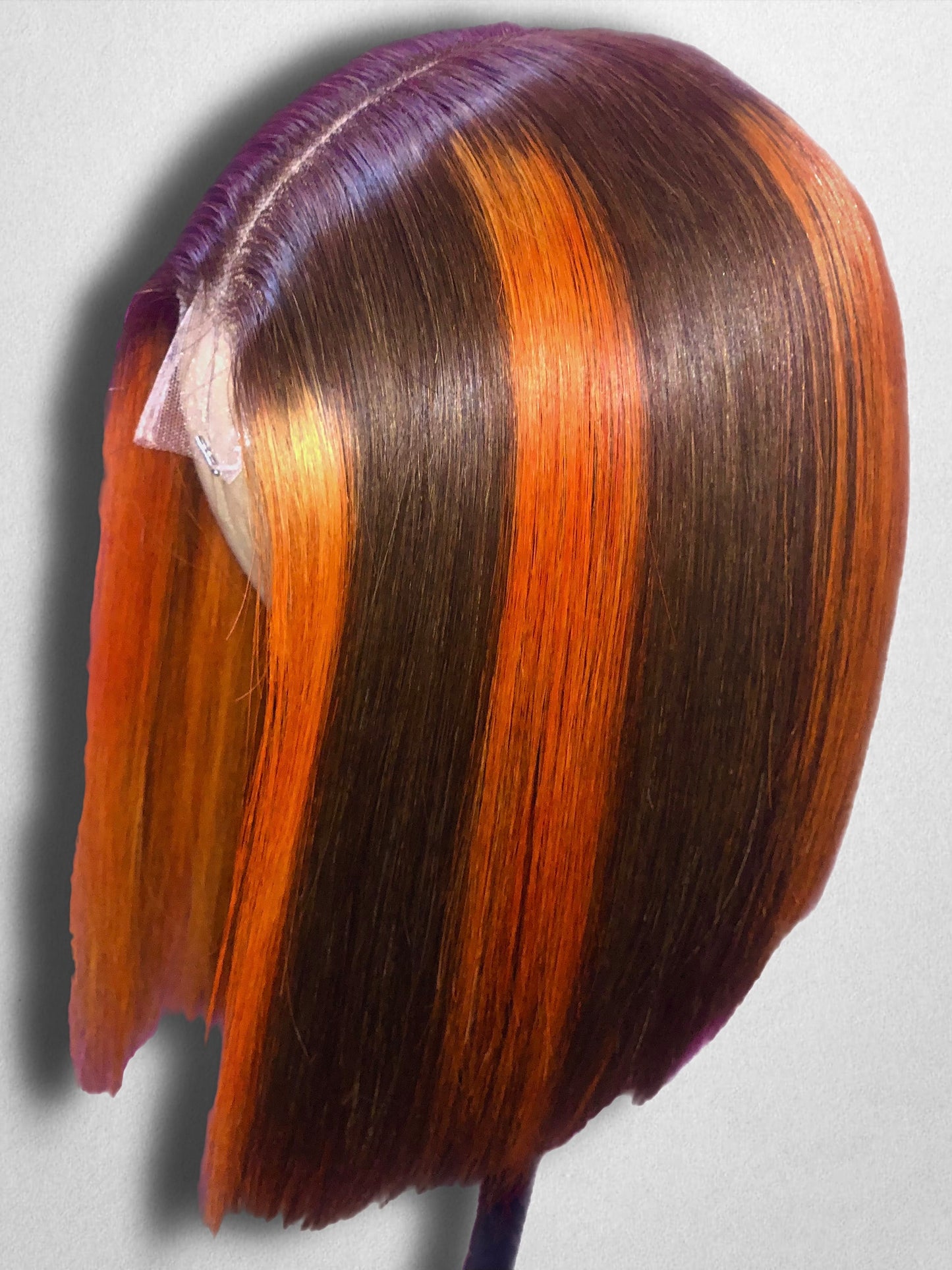 12" Inch Piano Color Bob Wig