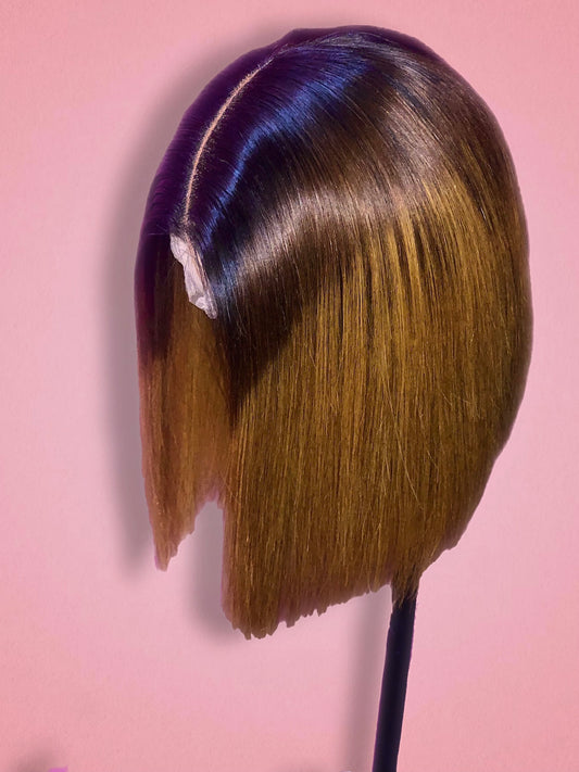 12" Inch Customize Bob Wig (1B/ #2/#30)